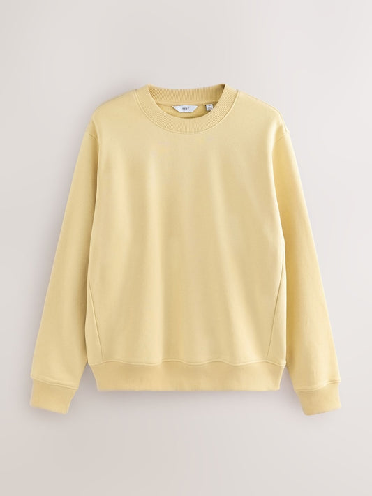 Yellow Rich Jersey Crew Sweatshirt
